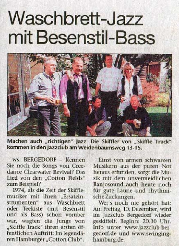 Waschbrett-Jazz mit Besenstil-Bass<br>(Foto: 006)